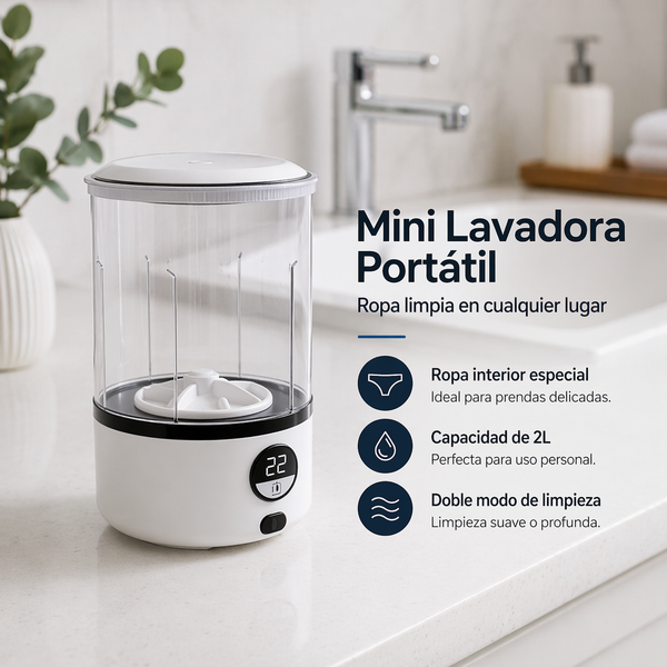 Miniwash - Lavadora Portatil automatica